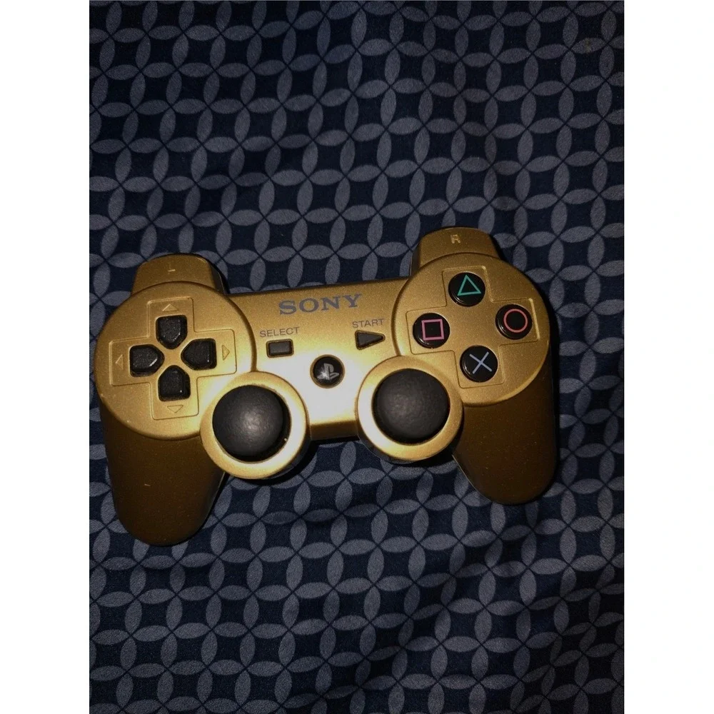 Sony DUALSHOCK 3 Wireless Controller gold great condition
